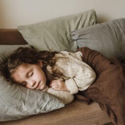 Young girl sleeping.