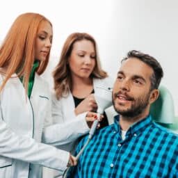 Earwax removal with two ENT providers